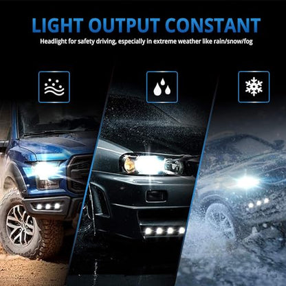 4Pcs 23mm DC 12V Black shell Eagle Eye Cob LED Car Fog DRL Daytime Running Light Backup Reverse Tail Rock Lights Headlights Signal Lamp Small bulb diy use for car and motorcycle (White) - color: White