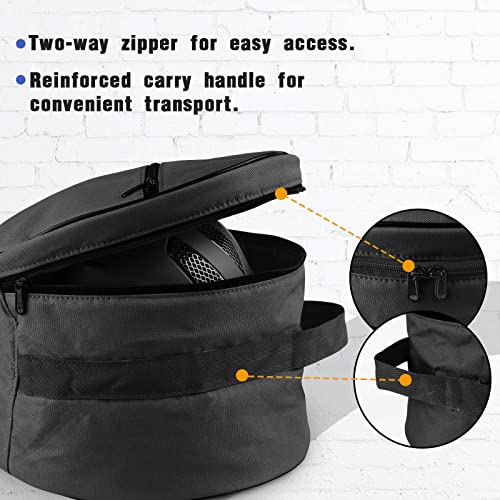 Harrison Howard Equestrian Motorcycle Riding Waterproof Helmet Bag Helmet Case Storage Carring Bag - color: Black