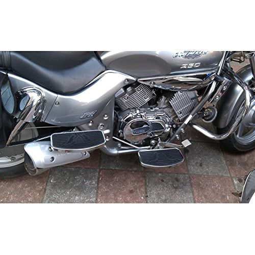 Motorcycle Floorboards Fit for HONDA SHADOW VT400 1997-2003 / HONDA STEED VLX400 VT600 1992-2007 Footboard Front/Rear foot pegs - color: Rear