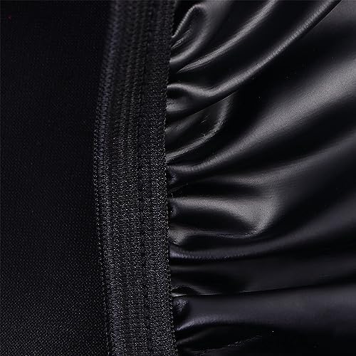 Leadigol Motorcycle Seat Cover,PU Leather Waterproof Breathable Electric Vehicle Black Motorbike Seat Protector Scooter Sun Pad Dust Protector Rainproof Waterproof Sunscreen Cushion Cover