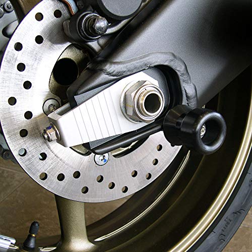 Shogun USA Made Yam 6mm YZF-R3 R3 2015-2026 MT-03 2020-2026 YZF-R6S 2006-2009 YZF-R6 R6 1999-2016 FZ1 2006-2015 YZF-R1 1998-2014 Most Aprilia Swingarm Spools - Sliders - Black - 701-0609