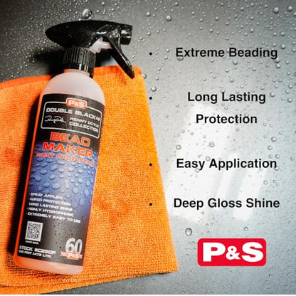 P&S Bead Maker Paint Sealant – Easy Spray & Wipe Protectant for Cars, Boats & RVs – Hydrophobic Gloss & UV Protection – Safe for All Surfaces - 1 Gallon - size: 1 Gallon
