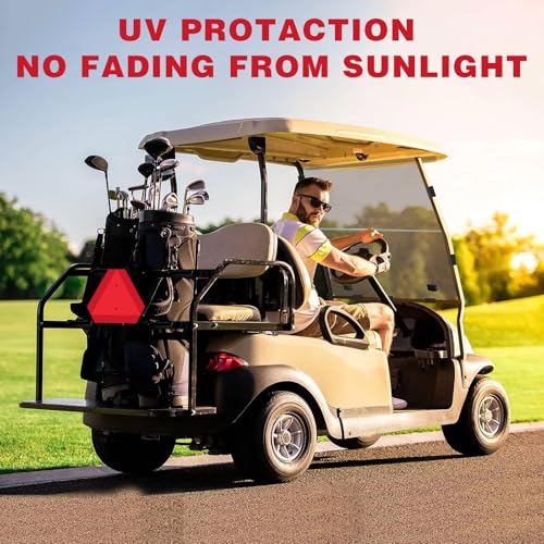 14 x 16 Inch Slow Moving Vehicle Signs, Aluminum Slow Moving Vehicle Triangle Signs, Suitable for Vehicles, Golf carts, Tractors, And Other Outdoor Accessories