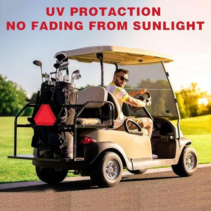 14 x 16 Inch Slow Moving Vehicle Signs, Aluminum Slow Moving Vehicle Triangle Signs, Suitable for Vehicles, Golf carts, Tractors, And Other Outdoor Accessories