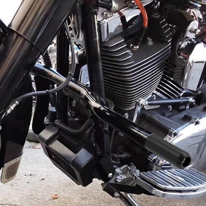 Motorcycle Crash Bar Engine Guard Highway Crash Bar Fit for Harley Touring Street Glide Road Glide Road King Electra Glide Ultra (B- Engine Guard for 14-23 Touring) - size: B- Engine Guard For 14-23 Touring