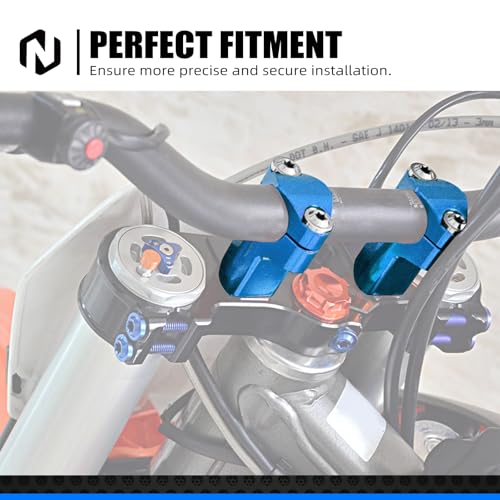 NICECNC Motorcycle GPS Mount Bracket Kit Mini Fairing + Motorcycle Handlebar Mounts Clamp Riser Aluminum See Fitment