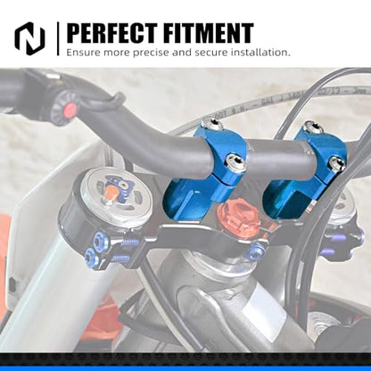 NICECNC Motorcycle GPS Mount Bracket Kit Mini Fairing + Motorcycle Handlebar Mounts Clamp Riser Aluminum See Fitment