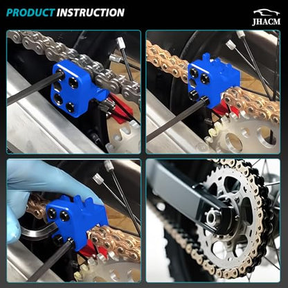 JHAC Master Link Press Tool Fits for Drag Specialties Motorcycle ATV 520 525 530 Bike Chain Tool Motorcycle Chain Tool (Blue)