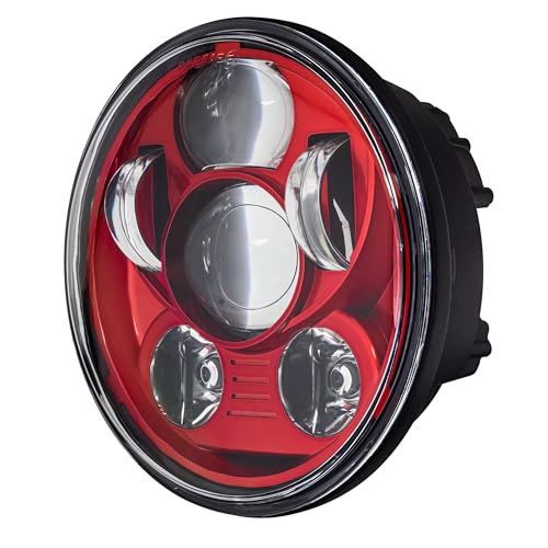 Eagle Lights Indian Scout Red Headlight Kit - Fits 2014 to Current Scout, 60, and Bobber - color: Red