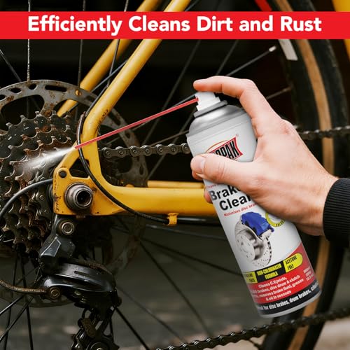 Chain Lubricant & Brake Cleaner Kit—Waterproof, Rust-Proof, Corrosion-Resistant Chain Lubricant + Chlorine-Free Brake Cleaner Spray | Suitable for Motorcycles, Bicycles, Cars, and All Vehicles