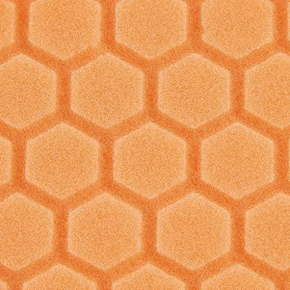 Chemical Guys BUFX_102HEX6 BUFX_102_HEX6 Hex-Logic Medium-Heavy Cutting Pad, Orange (6.5 Inch Pad Made for 6 Inch Backing Plates), 1 Pad Included - size: 6.5 Inch Pad (1 Pack), style: Medium Cutting