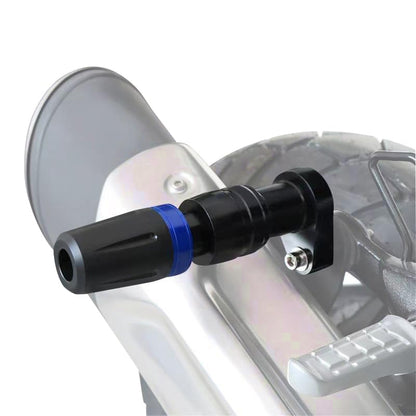 Rear Frame Slider CNC Aluminum Crash Pad Replacement for NINJA400 Z400 2018-2022 / NT1100 2022-2023 / Rebel 300 500 CMX 300 500 Motorcycle Frame Fairing Protection(Blue) - color: Blue