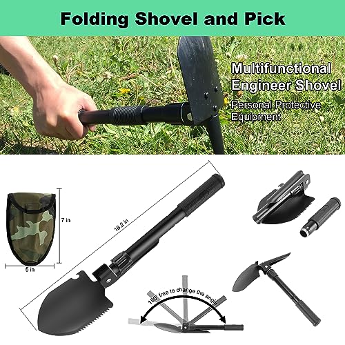 Survival Kit 256 in 1, First Aid Kit Survival Gear Tools Trauma Kit with Molle Pouch for Outdoor, Camping, Hunting, Hiking, Earthquake, Home, Office, Gifts for Men Dad Husband Women - color: Black