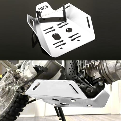 Front Skid Plate Lower Engine Bash Cover Guard For CRF110F 2013-2024 (Silver) - color: Silver