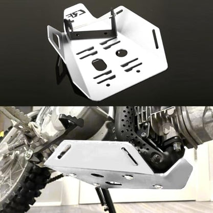 Front Skid Plate Lower Engine Bash Cover Guard For CRF110F 2013-2024 (Silver) - color: Silver