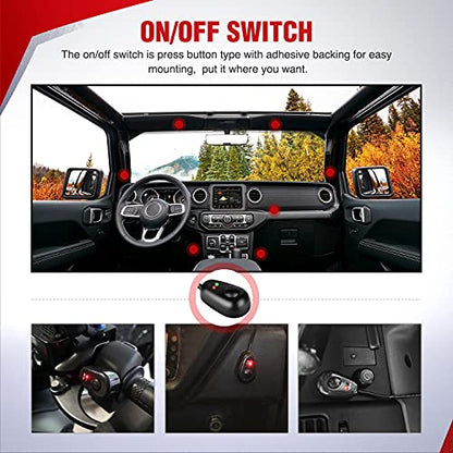 Nilight 10018W 14AWG DT Connector Wiring Harness Kit Bar 12V On Off Switch Power Relay Blade Fuse for Off Road LED Work Light-ONE Lead - size: 14AWG Wiring Harness-1 Lead