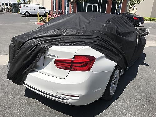 Custom Fits for 2007-2023 BMW M3 320i 328i 330i 335i 340i Car Cover Black Covers 320 328 330 335 340