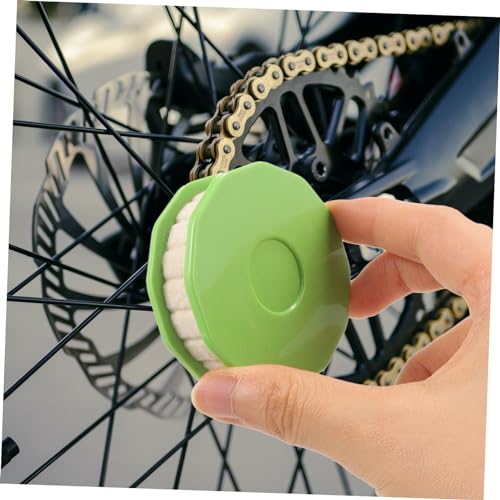 Totority 4pcs Bike Chain Lubricator Tool Detachable Roller Oiler for Easy Maintenance Environmental-Friendly Chain Care Tool Suitable for Bicycle Repair and Lubrication