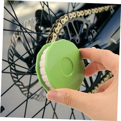 Totority 4pcs Bike Chain Lubricator Tool Detachable Roller Oiler for Easy Maintenance Environmental-Friendly Chain Care Tool Suitable for Bicycle Repair and Lubrication