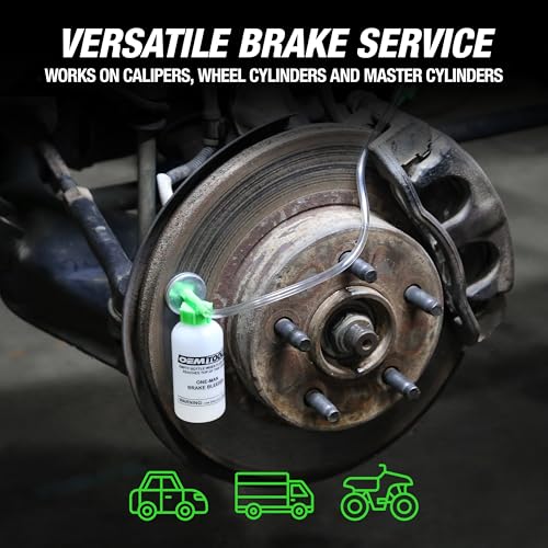 OEMTOOLS 25036 Bleed-O-Matic One-Man Brake Bleeder Kit, Featuring An Opaque Brake Bleed Bottle / Transparent Hoses and Tapered Fittings, No Mess Brake Fluid Bleeding , Multi color(Packaging May Vary) - style: Brake Bleeder Kit