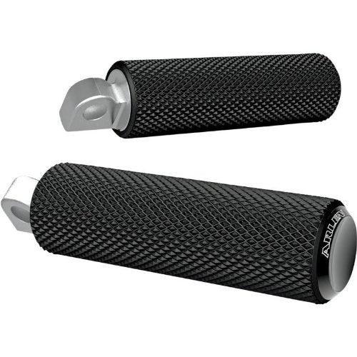 Arlen Ness 07-925 Fusion Footpegs - Knurled - Black