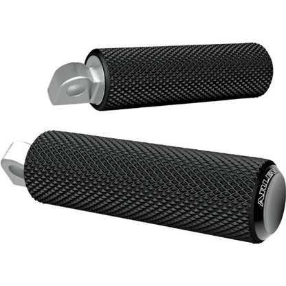 Arlen Ness 07-925 Fusion Footpegs - Knurled - Black