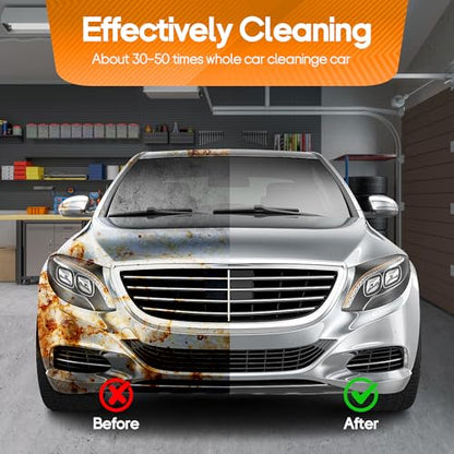 2PCS Clay Towel Auto Detailing, Clay Bar Towel Cloth Auto Detailing for Car (12 x 12 in) (Orange) - color: Orange