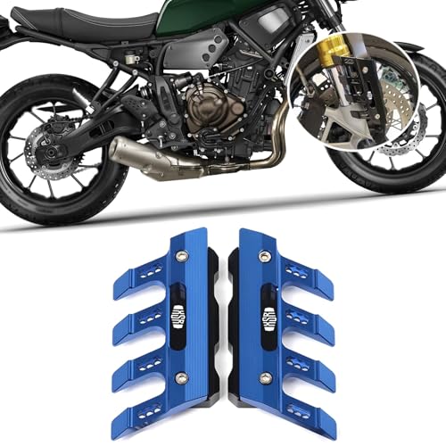 for XSR700 XSR900 XSR155 2020-2026 Motorcycle Front Fender Side Guard Slider Front Fork Protector Guard Block Motorcycle Accessories (Blue) - color: Blue
