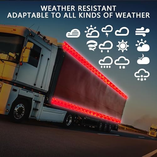 SWRT Reflective Tape 2 Inch x 30 Feet DOT-C2 Shining Star Fade Resistant Red Reflective Tape Outdoor Waterproof Strong Adhesive Safety Warning Tape Reflector Conspicuity Tape for Trailer Trucks Bike - size: 2IN x 30FT