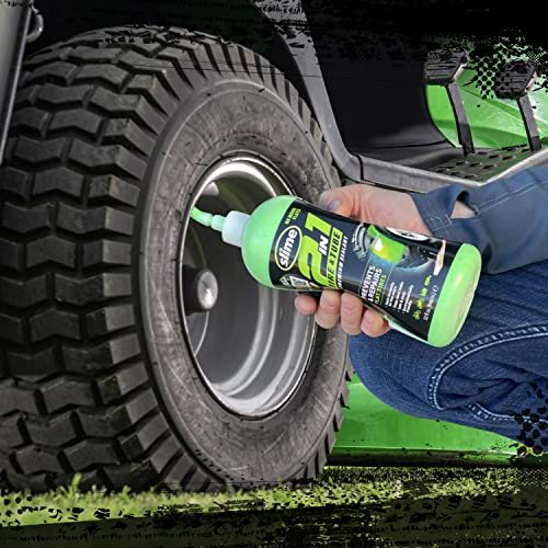 Slime 10194 2-in-1 Tire & Tube Sealant Puncture Repair Sealant, Premium, Prevent and Repair, Suitable for All Off-Highway Tires and Tubes, Non-Toxic, Eco-Friendly, 32 oz Bottle - style: 32 oz