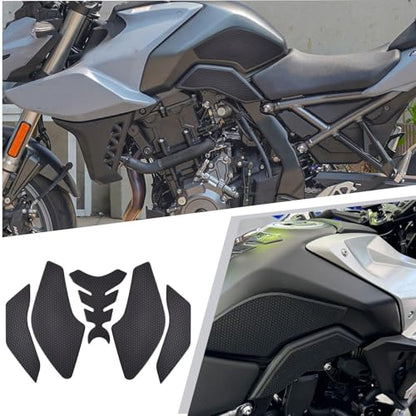 Motorcycle Side Center Non-slip Fuel Tank pad Traction Pad Gas Knee Grip Protective Decal Gas Knee Grip Traction Pad fit for SU&ZU&KI GSX-8R GSX-8S GSX8R GSX8S 2023-2025