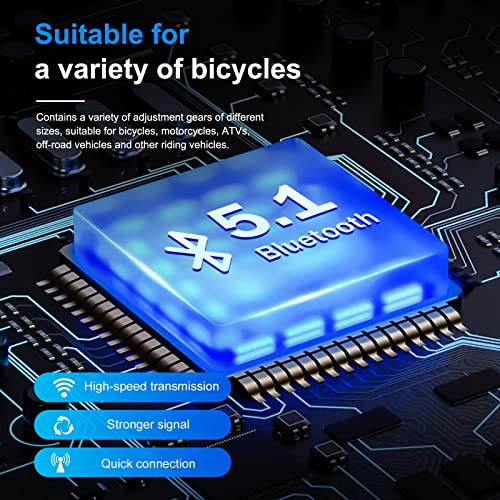 Novamente EUC Remote Control for Motorcycle Helmet Bluetooth Intercom, Bluetooth 5.1 Handle IP65 Waterproof, Easy to Install for V6PRO/V4 Plus/Q2/Q7/Q8/E1+