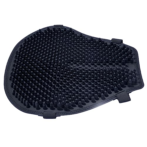 Non Skid Silicone Motorcycle Seat Cushion Thick Breathable Sunscreen Pad Shockproof Cooling Motorcycle Saddle Cover for Long Ride Comfort