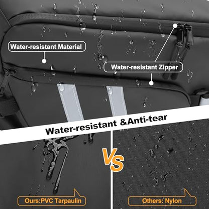 HODRANT Water-resistant Under Seat Bag Compatible with Honda Ruckus 2010-2024 Scooter, Cling to Side Frame Box Scooter Under Seat Organizer with Shoulder Strap for Motorcycle Accessories, Bag Only