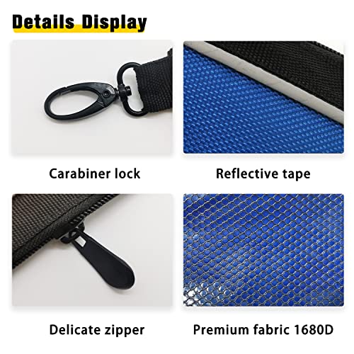 IRONLAND Zipper Pouches, Small Tools Bag, Waterproof Mesh Pouches, Tool Zipper Pouch, Travel Pouch, Clear Cosmetic Bag Case 4 Pack - size: 4 Pack Combo Pro+