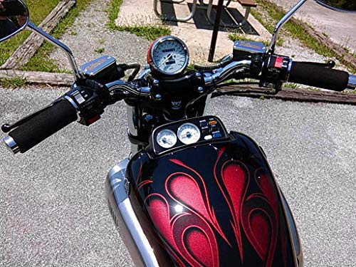 ET006- Motorcycle Foam Anti Vibration Comfort Handlebar Grip Cover Compatible with Harley BMW