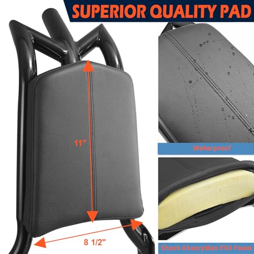 Custom 26”Tall Adjustable Sissy Bar Docking for Harley Davidson 2018-2025 Low Rider Models Lowrider ST FXLR FXRST FXLRS FXLRST Sport Glide FLSB Dyna Gloss Black (26”) - size: 26”