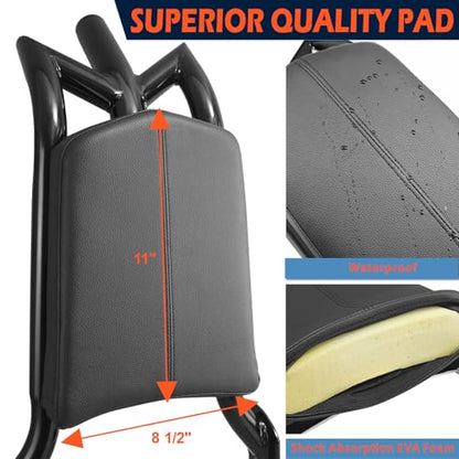 Custom 26”Tall Adjustable Sissy Bar Docking for Harley Davidson 2018-2025 Low Rider Models Lowrider ST FXLR FXRST FXLRS FXLRST Sport Glide FLSB Dyna Gloss Black (26”) - size: 26”
