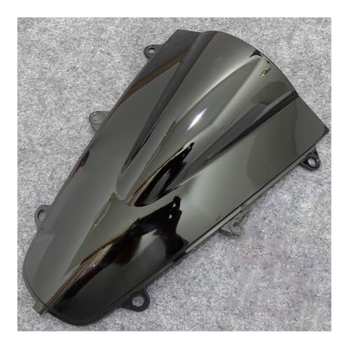 Windshield Wind Deflector for CBR1000RR CBR 1000RR 2017 2018 2019 2020 2021 CBR 1000 RR Windshield Double Bubble Windscreen Screen Wind Deflectors - color: Black