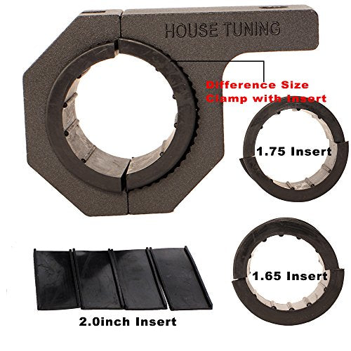 1.625 inche Horizontal Bar Clamps,Mounting Bracket Tube Clamp Roof Roll Cage Holder for Work HID LED Light Bar (2pcs-1.65" Clamp) - size: 1.625"