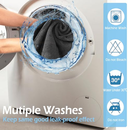 Puomue Black Salon Towels, Super Soft and Absorbent Microfiber Hair Towel for Salon, Bath, Spa, Pool and Home, 27 inch X 16 inch (Black - 24 Pack) - color: Black - 24 Pack