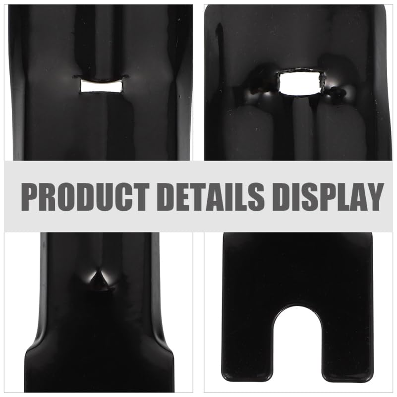 Toddmomy Safety Flag Pole Brackets 2-Pack Triangular Bike Flag Mounting Brackets Compact Durable Outdoor Riding Accessory for Bicycle Motorcycle