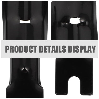 Toddmomy Safety Flag Pole Brackets 2-Pack Triangular Bike Flag Mounting Brackets Compact Durable Outdoor Riding Accessory for Bicycle Motorcycle