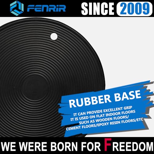FENRIR 304 Stainless Steel Kickstand Pad Plate Support Coaster Accessory for Harley Davidson Indian Honda Yamaha Kawasaki Suzuki Triumph BMW KTM Ducati Fit Motorcycle Bike Scooter Outdoor Indoor