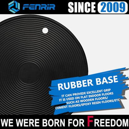 FENRIR 304 Stainless Steel Kickstand Pad Plate Support Coaster Accessory for Harley Davidson Indian Honda Yamaha Kawasaki Suzuki Triumph BMW KTM Ducati Fit Motorcycle Bike Scooter Outdoor Indoor