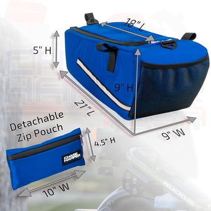 Chase Harper USA - Ruckus Value Pack - 5000 Under The Seat Bag and 105000 Barrel Bag Combo - Compatible with All Ruckus Model Years With Stock Frame – Blue