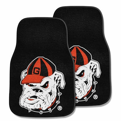 FANMATS NCAA Womens Front Carpet Car Mat Set - 2 Pieces