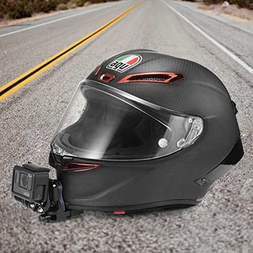 QKOO Motorcycle Helmet Chin Clamp Mount for GoPro Hero 13, 12, 11, 10, 9, 8, 7, 6, 5, 4, Session, 3+, 3, 2, 1, Hero (2018), DJI Osmo Action, AKASO, SJCAM, Action Cameras