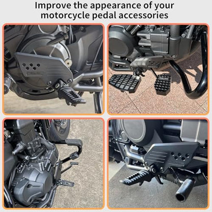 WOOGA Motorcycle Front Footpeg Protection Cover Foot Peg Footrest Set Hold Plate Guard Protector fit for Ho&n&da Rebel CMX1100 /DCT Accessories 2021-2025