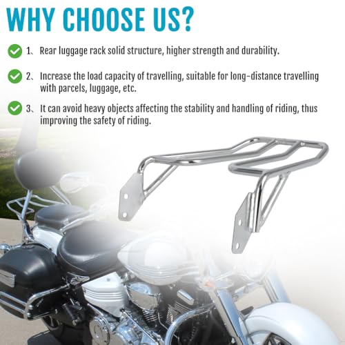 for Yamaha Rear Luggage Rack Roadliner Stratoliner V Star 1300 STR-2C551-30-00